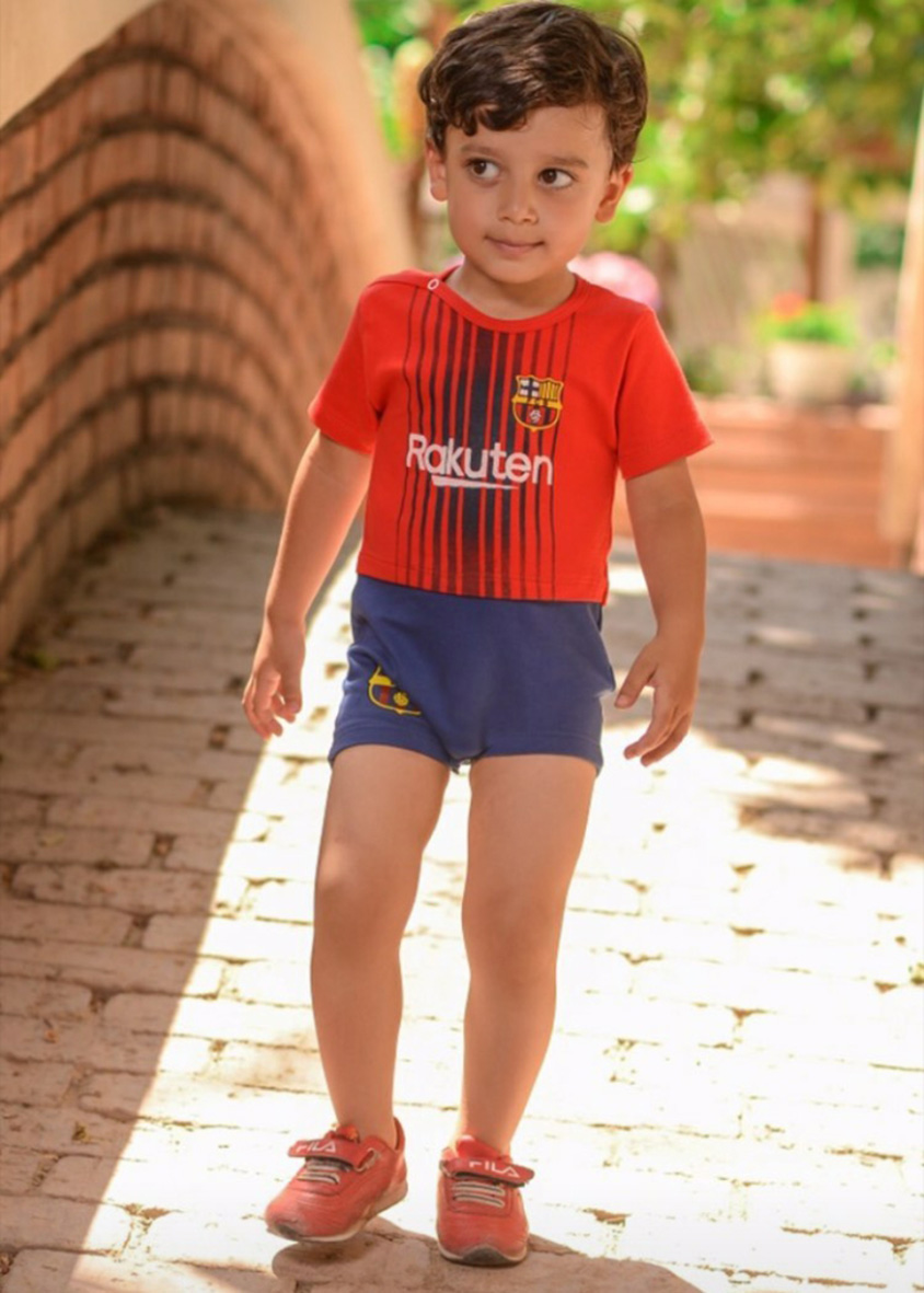 رامپرز نوزادی طرح بارسلونا کد 2204268
