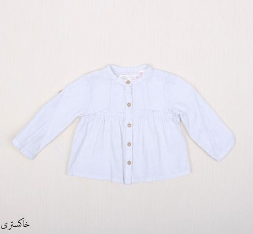 شومیز دخترانه 11913 سایز 3 ماه تا 4 سال کد 1 مارک ZARA