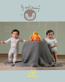 لباس سه تیکه کودک مدل پنگوئن دانالو طرح جدید کد 2204283