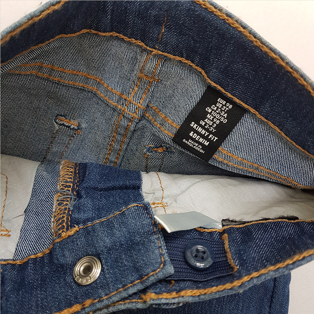 شلوار جینز 31717 سایز 1.5 تا 14 سال مارک H&M