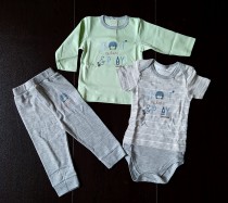 لباس سه تیکه کودک مدل جوجه تیغی دانالو طرح جدید کد 2204288