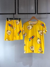 ست ۲تیکه تیشرت و شرتک تابستانه 72093
