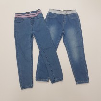 شلوار جینز دخترانه 32062 سایز 3 تا 10 سال مارک JEGGING   *