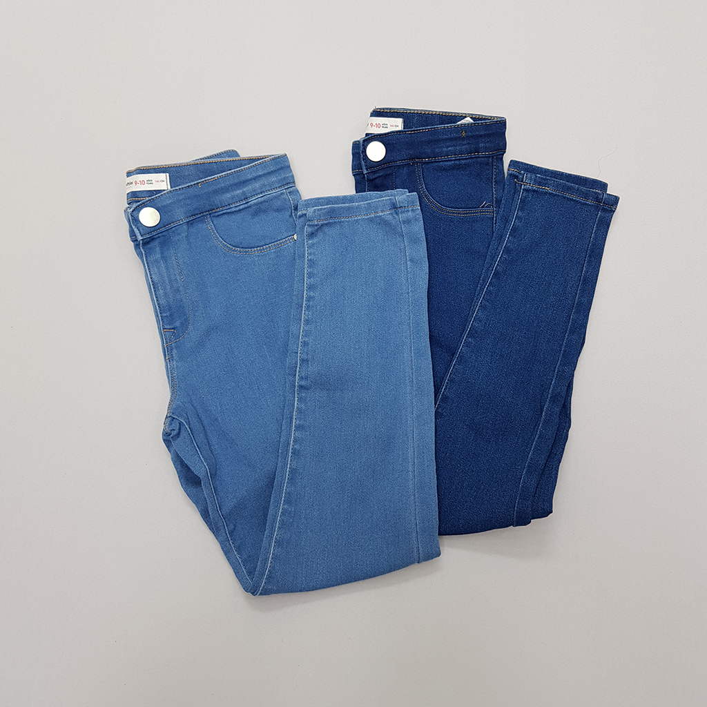 شلوار جینز دخترانه 32076 سایز 4 تا 14 سال مارک Lefties   *