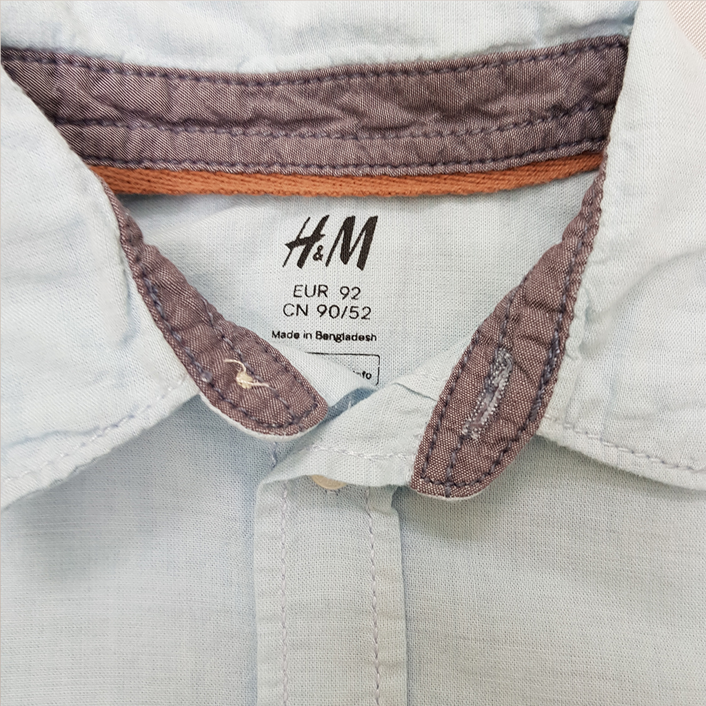 پیراهن پسرانه 32049 سایز 9 ماه تا 10 سال مارک H&M