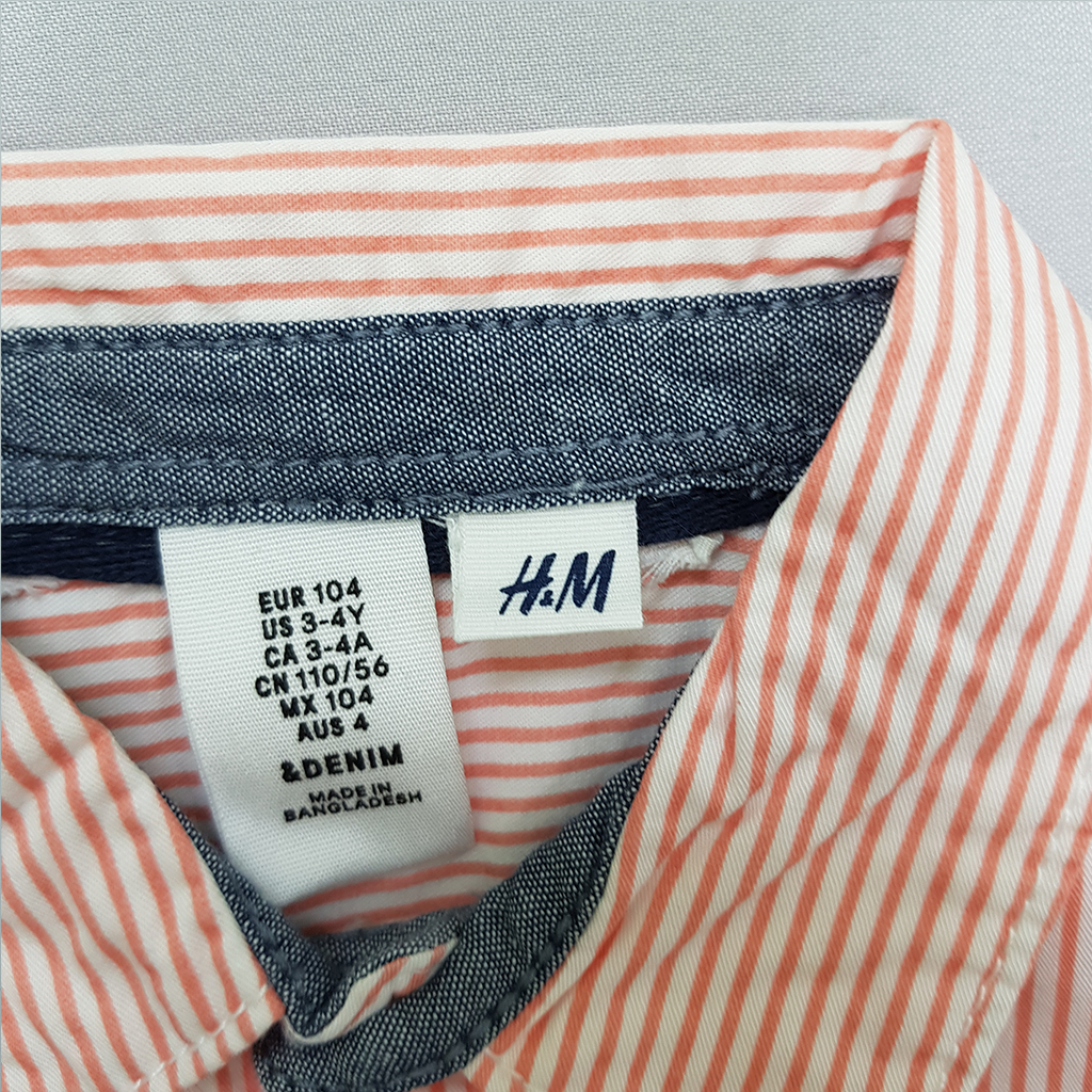 پیراهن پسرانه 32186 سایز 2 تا 10 سال مارک H&M
