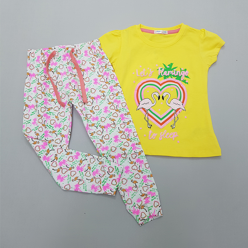 ست دخترانه 32110 سایز 2 تا 10 سال مارک Flamingo