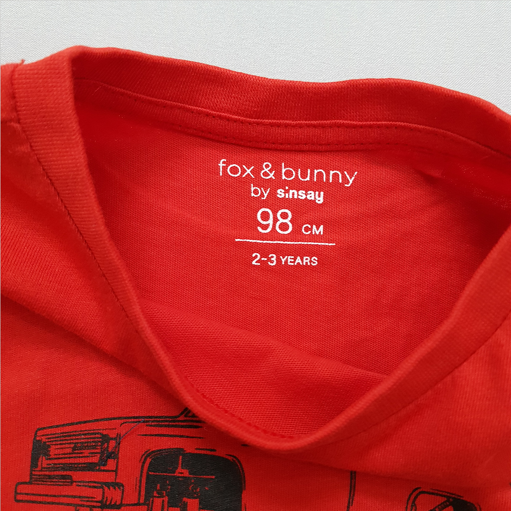 تی شرت پسرانه 32264 سایز 2 تا 9 سال مارک FOX&BUNNY   *