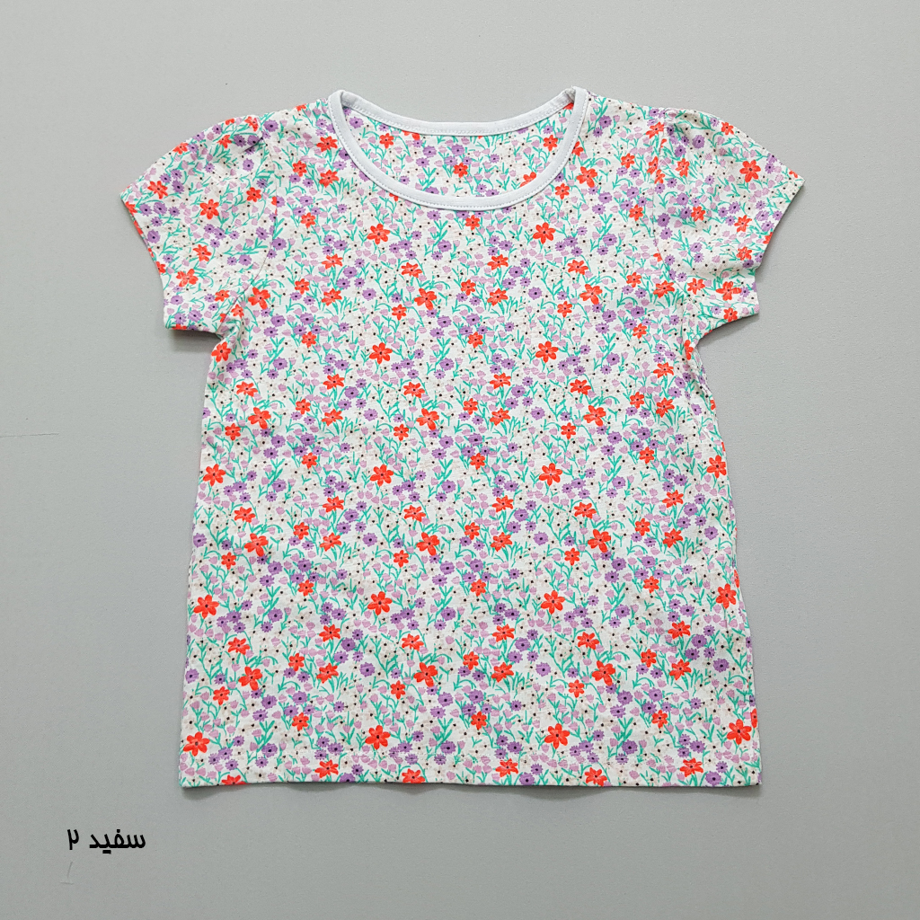 تی شرت دخترانه 32363 سایز 1.5 تا 10 سال کد 1 مارک Mothercare