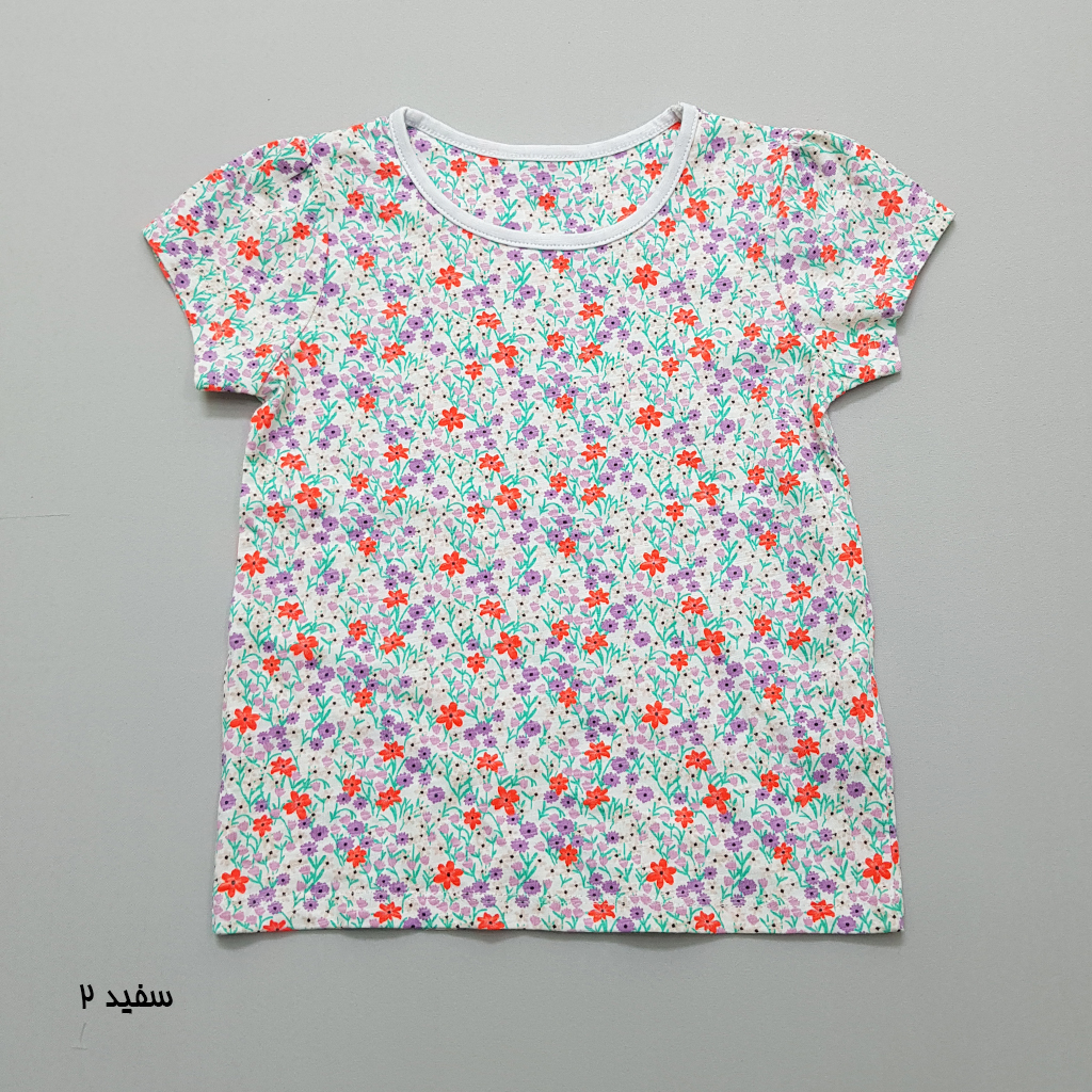 تی شرت دخترانه 32363 سایز 1.5 تا 10 سال کد 1 مارک Mothercare
