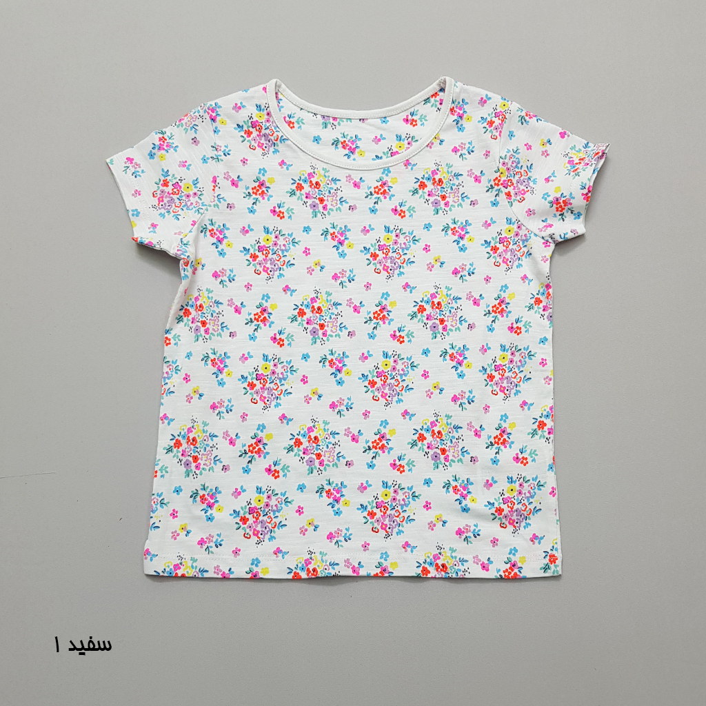 تی شرت دخترانه 32363 سایز 1.5 تا 10 سال کد 1 مارک Mothercare