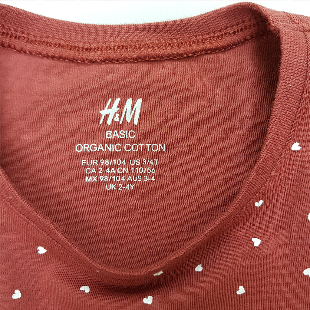 بلوز بچگانه 32633 سایز 1.5 تا 10 سال کد 4 مارک H&M