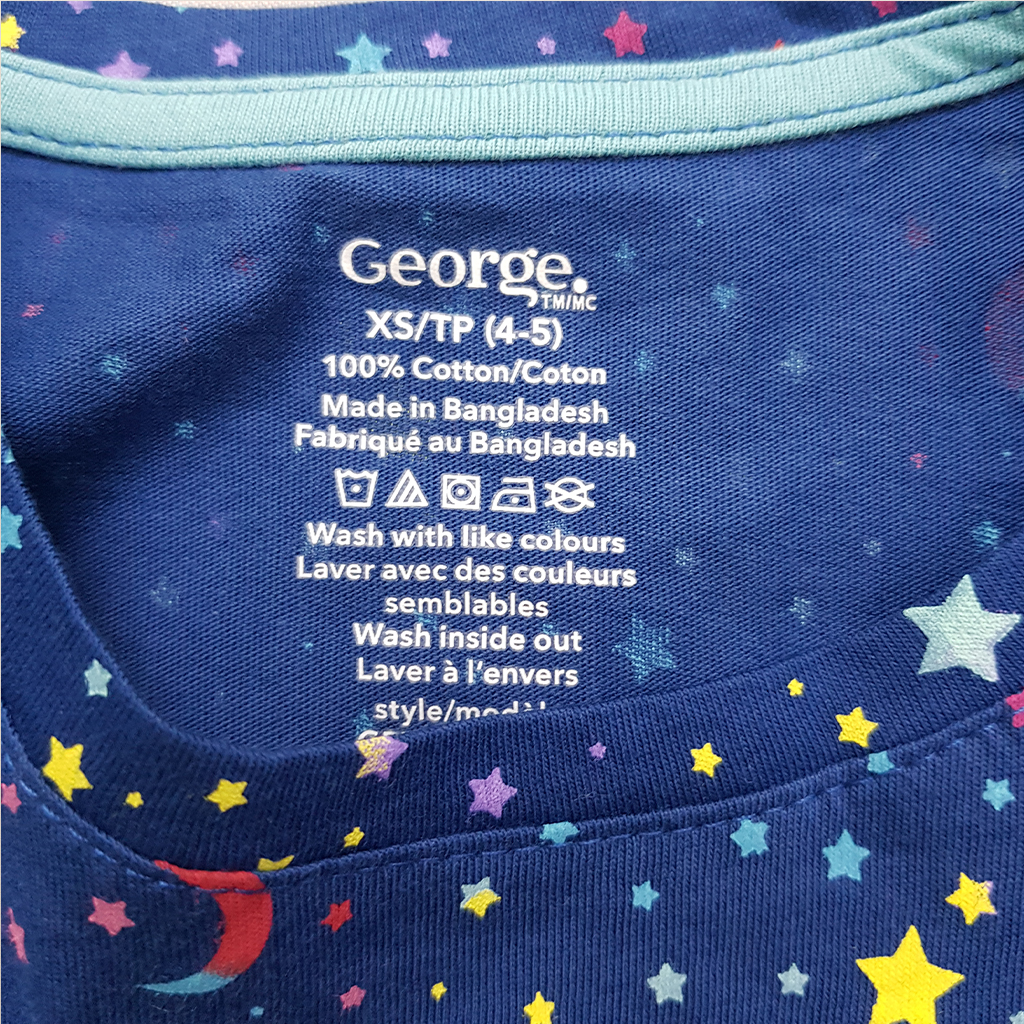 بلوز دخترانه 32637 سایز 4 تا 8 سال کد 9 مارک George