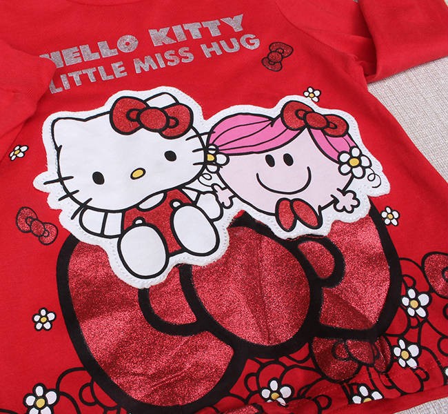 بلوز دخترانه 18370 سایز 18 ماه تا 8 سال مارک HELLO KITTY