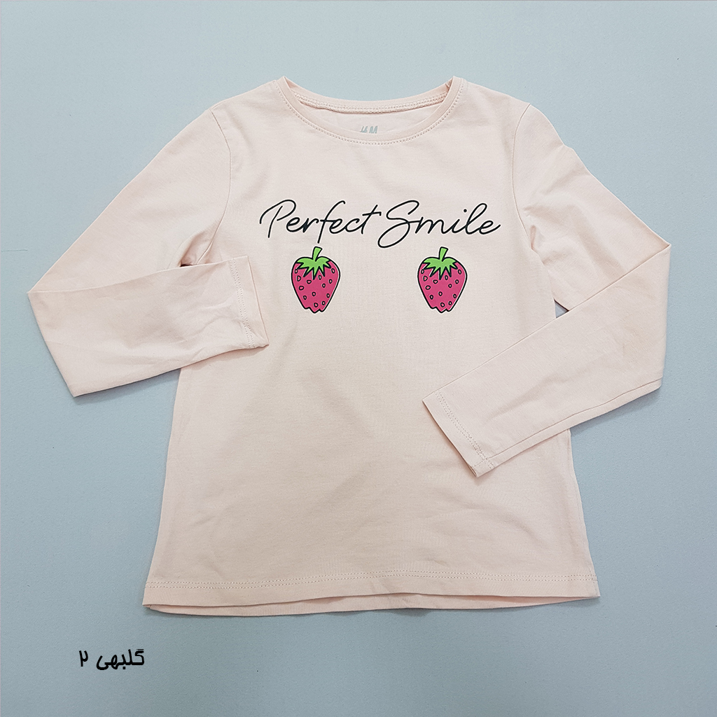 بلوز دخترانه 32732 سایز 1.5 تا 8 سال کد 12 مارک H&M
