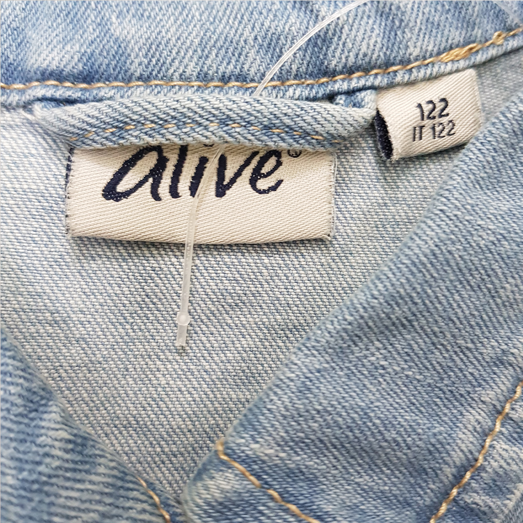 کت جینز دخترانه 32890 سایز 7 تا 12 سال مارک OSHKOSH
