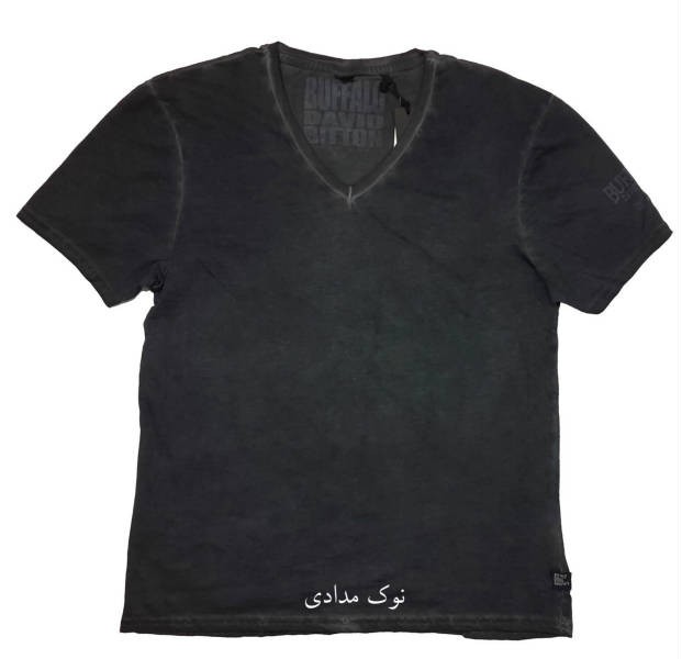 تی شرت آستین کوتاه مردانه 35055 سایز XS,S,M,L,XL,XXL  مارک BUFFALO