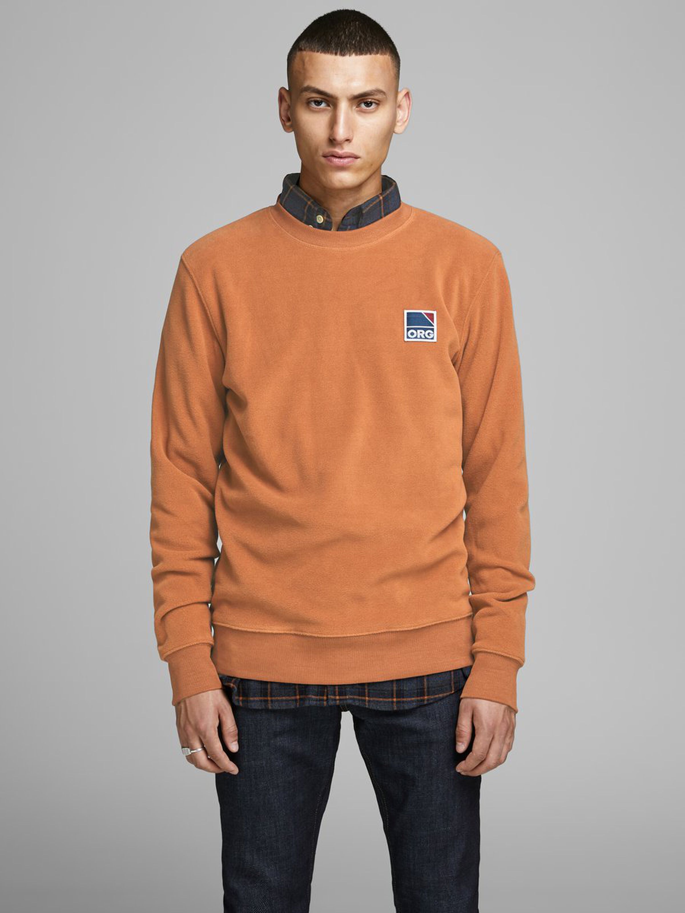 پلیور پنبه ای پسرانه 32974 سایز 8 تا 16 سال مارک JACK&JONES