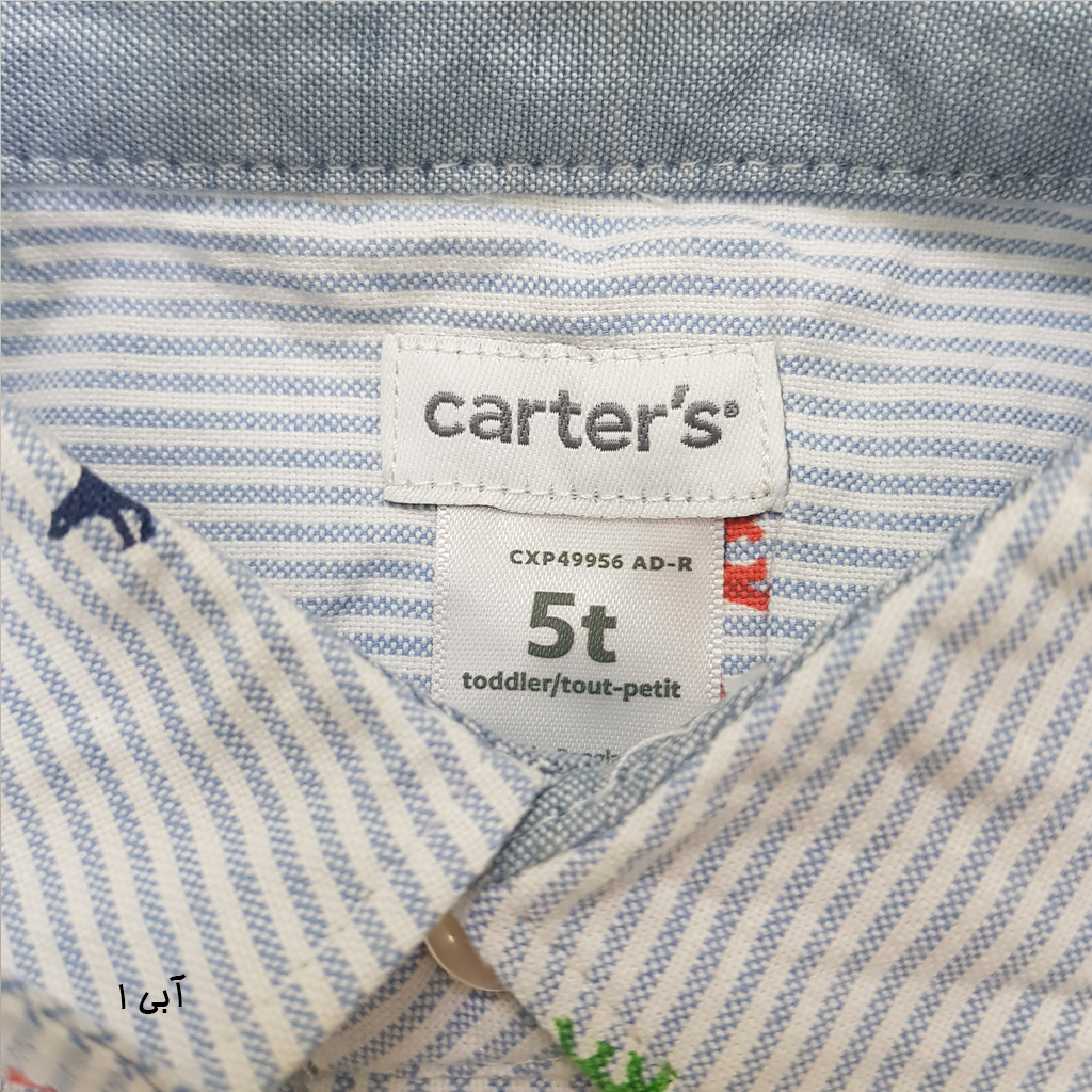 پیراهن پسرانه 33018 سایز 2 تا 5 سال مارک Carters