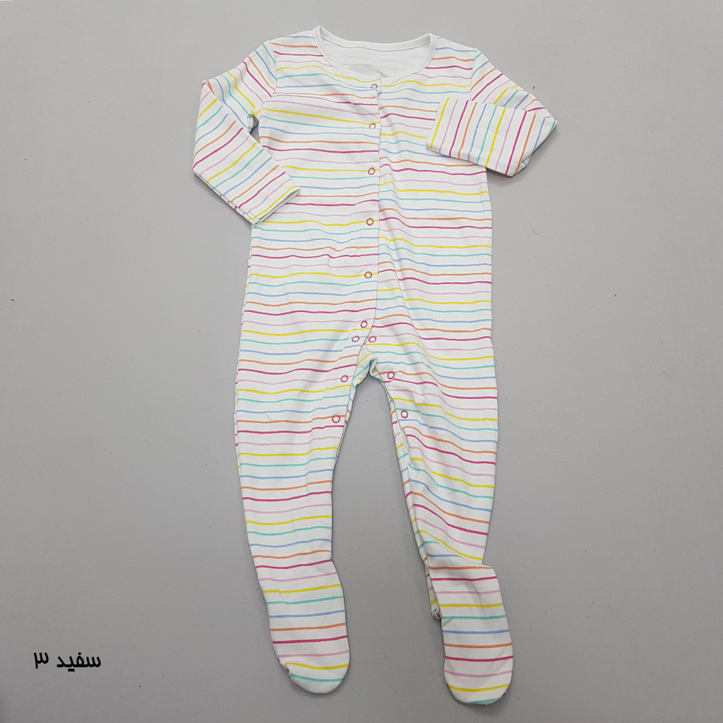 سرهمی جورابدار 33131 سایز بدوتولد تا 24 ماه مارک Mothercare   *