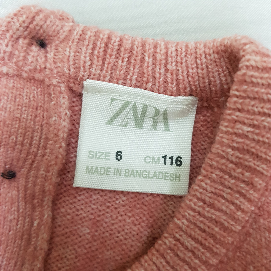 بافت دخترانه 32549 سایز 12 ماه تا 6 سال مارک ZARA