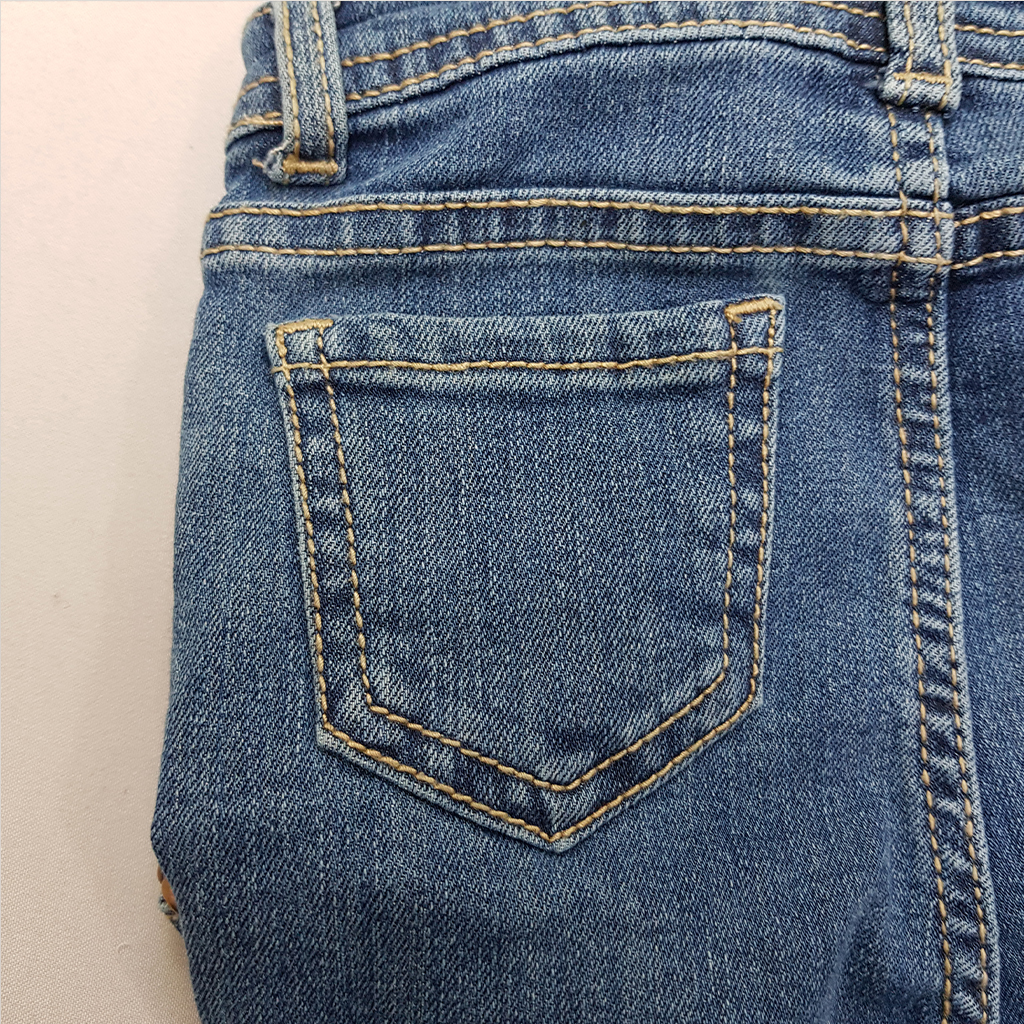 پیشبندار جینز دخترانه 33161 سایز 12 ماه تا 5 سال مارک Wonder nation