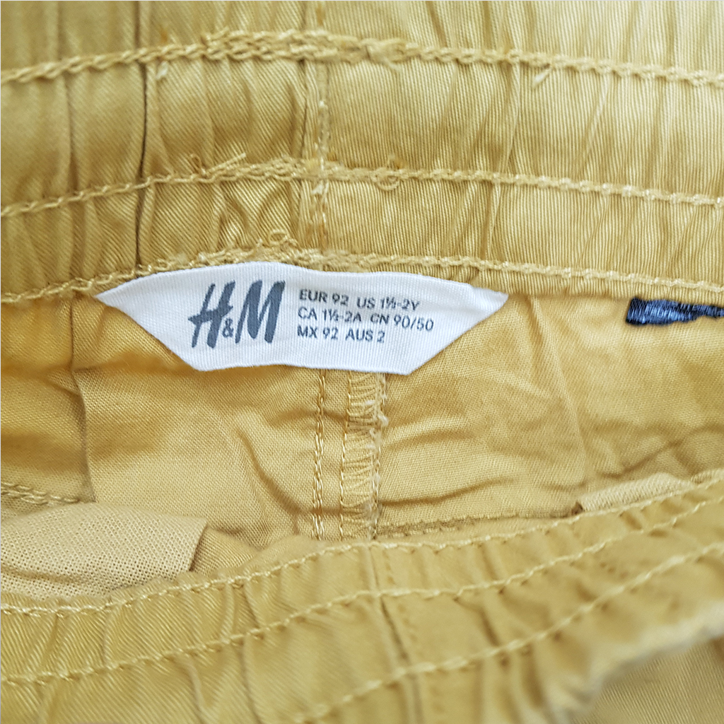 شلوار کتان 33126 سایز 1.5 تا 10 سال مارک H&M
