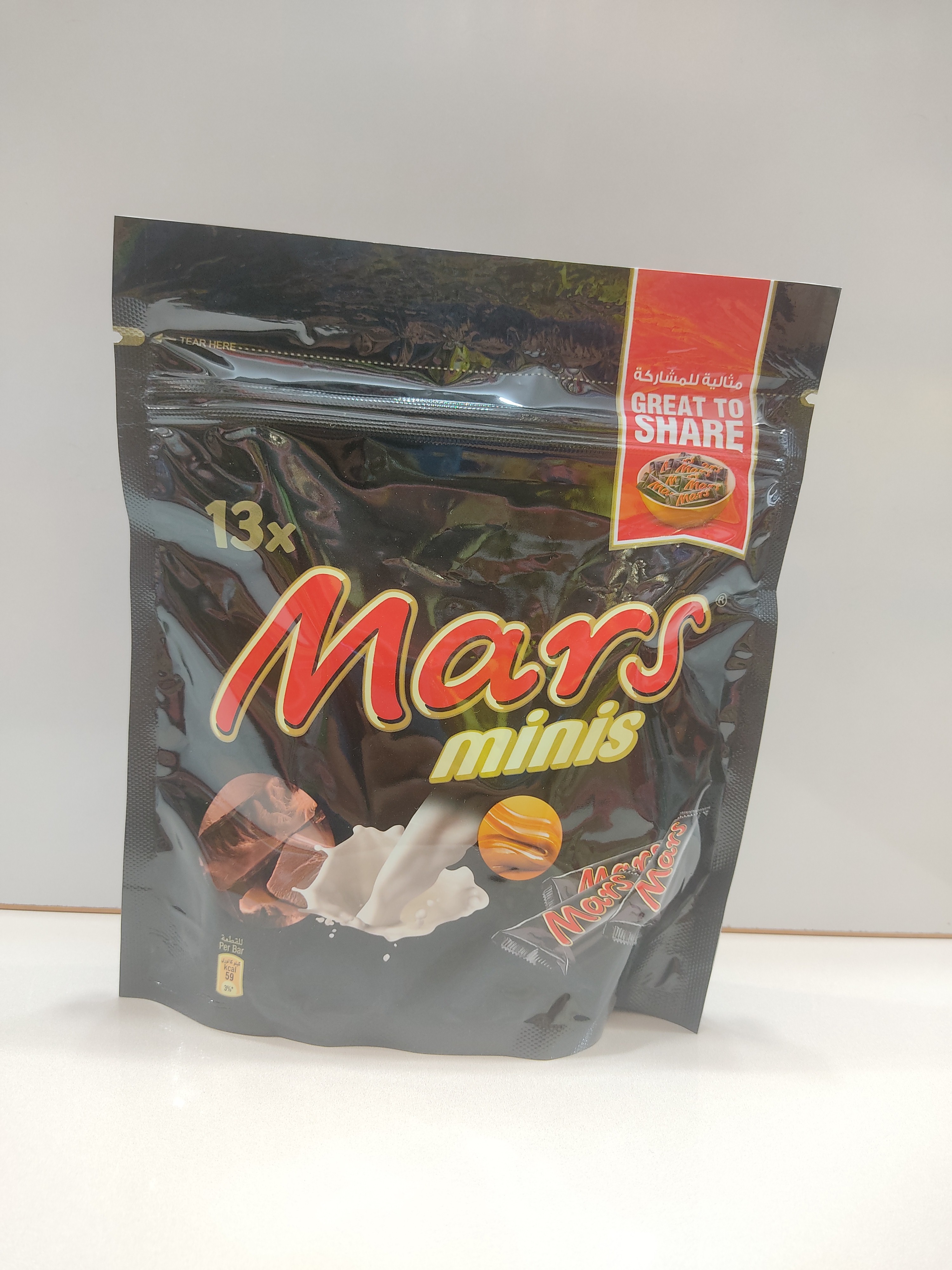 شکلات پاکتی مینی مارس 800531 Mars