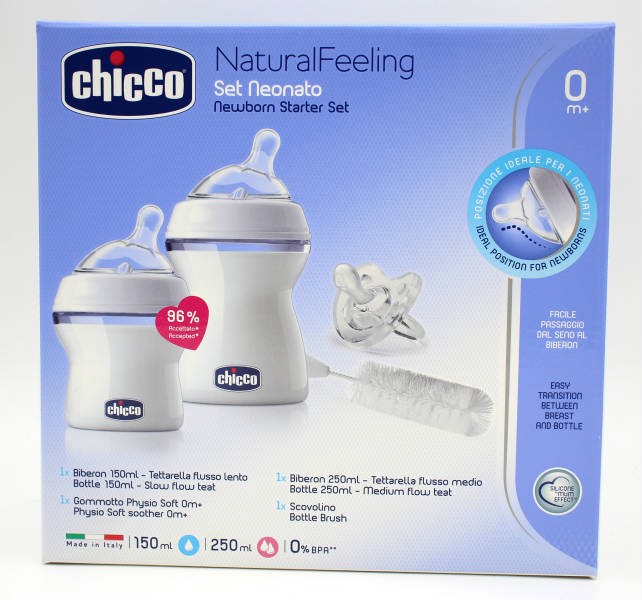 ست آغازین  شیشه شیر مارک Chicco کد 14781 (NCO)