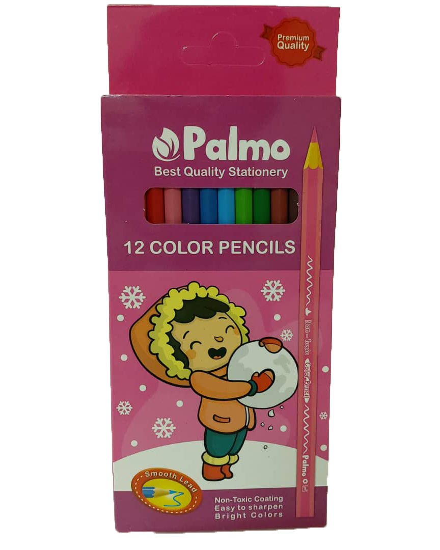 مداد رنگی  12 تای (palmo) کد  60906