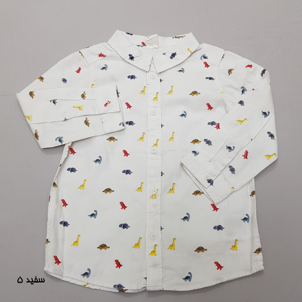 پیراهن پسرانه 33559 سایز 1.5 تا 10 سال مارک H&M