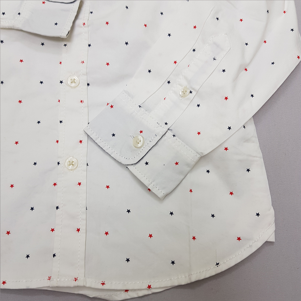 پیراهن پسرانه 33559 سایز 1.5 تا 10 سال مارک H&M