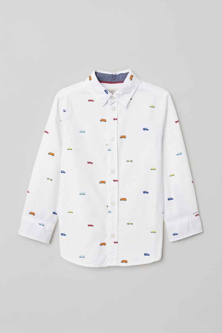 پیراهن پسرانه 33559 سایز 1.5 تا 10 سال مارک H&M