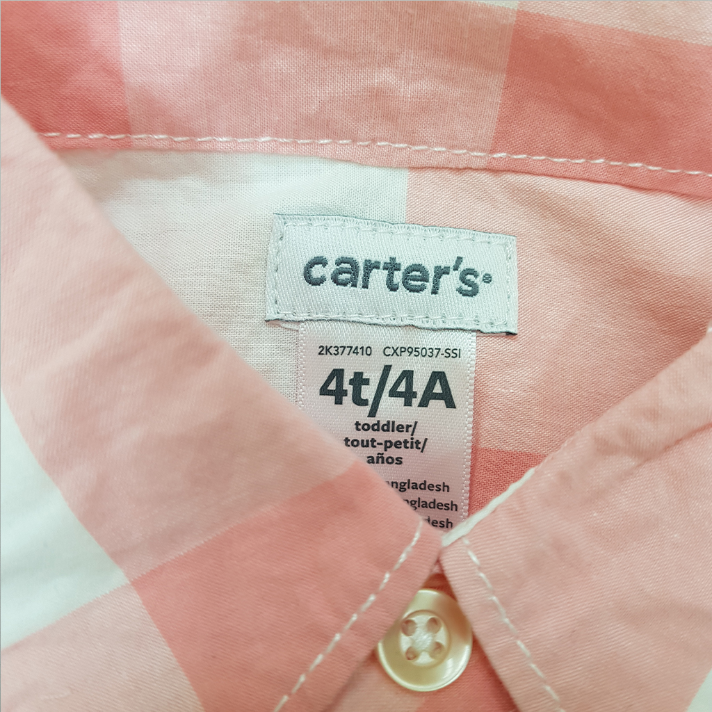 شومیز دخترانه 33634 سایز 2 تا 14 سال مارک Carters   *