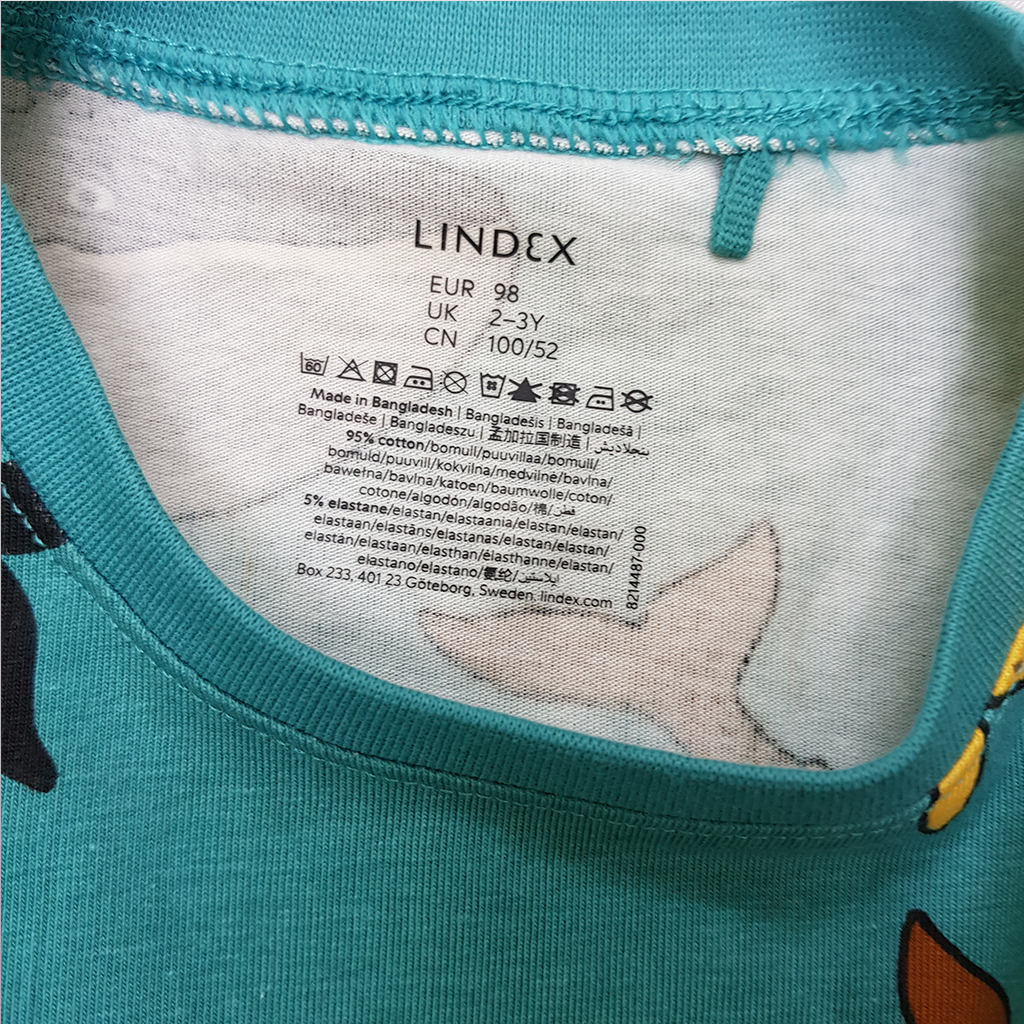 بلوز پسرانه 33646 سایز 1.5 تا 10 سال کد 1 مارک LINDEX   *