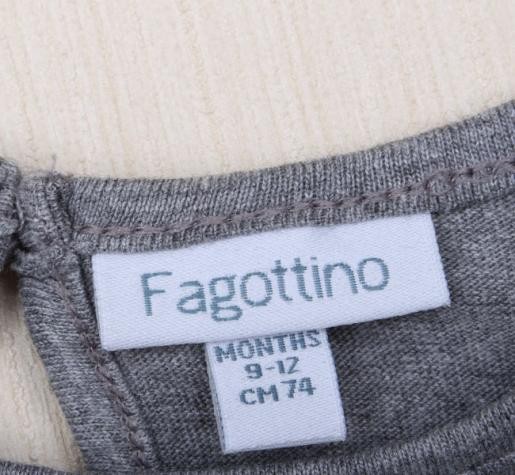 بلوز دخترانه 11827 سایز 3 تا 36 ماه مارک FAGOTTINO