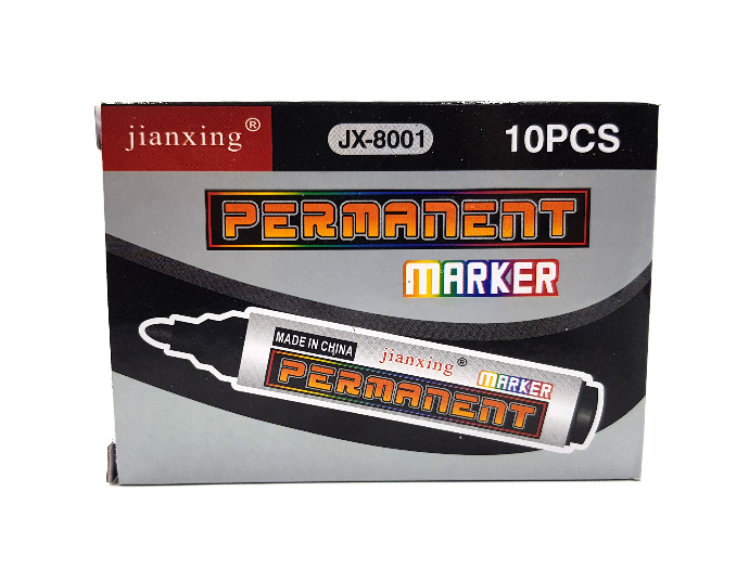 ماژیک JIANXING Permanent Marker JX 8001 (مشکی)  کد 409598