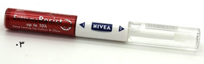 رژ لب و براق کننده لب 90003 مارک NIVEA مدل  EXTREMERESISTGLOSSY