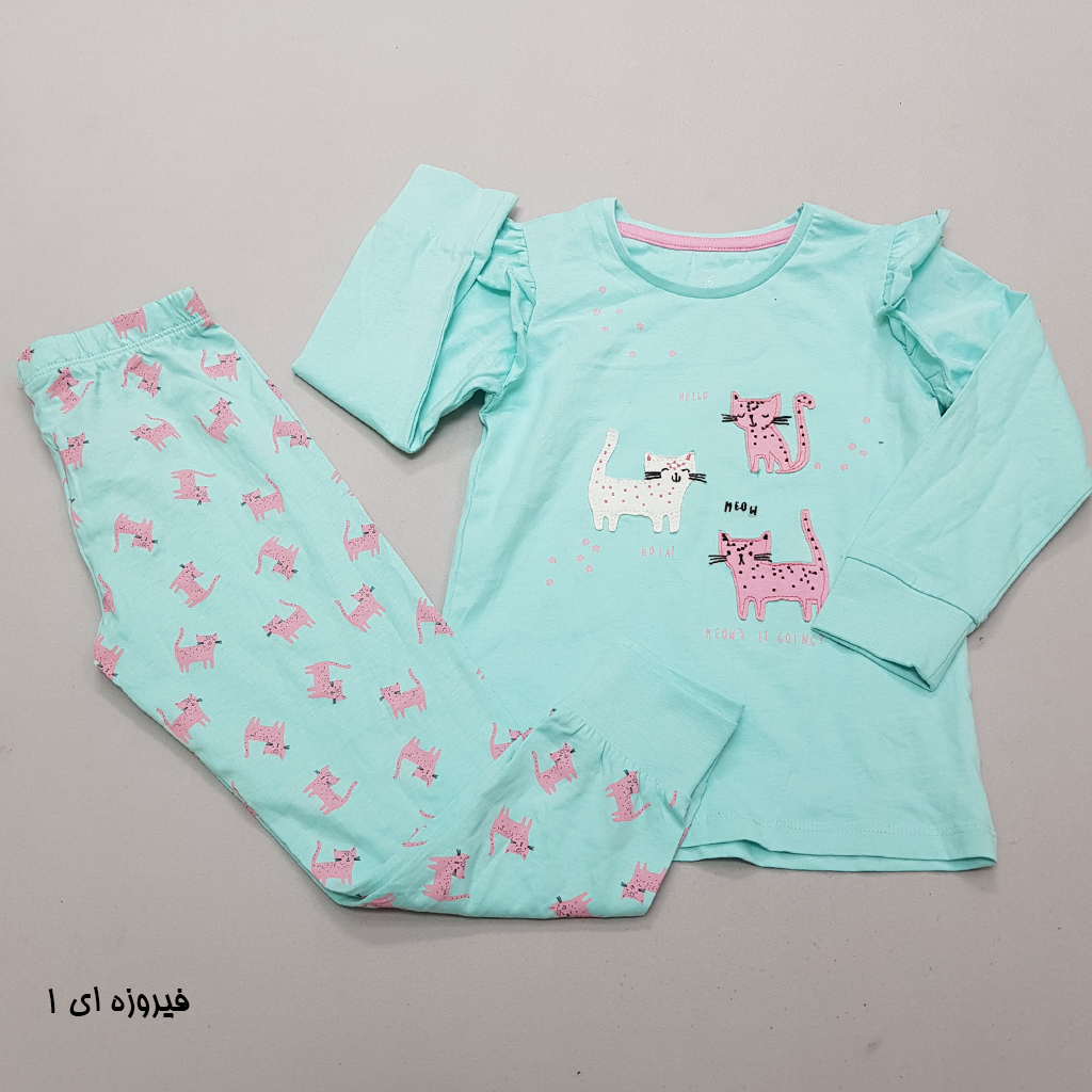 ست دخترانه 34163 سایز 1.5 تا 5 سال مارک Mothercare