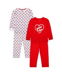 ست دخترانه 34162 سایز 1 تا 10 سال مارک Mothercare