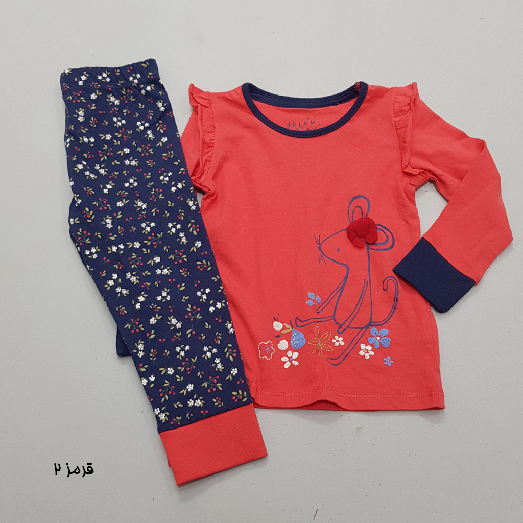 ست دخترانه 34149 سایز 1 تا 10 سال مارک Mothercare   *