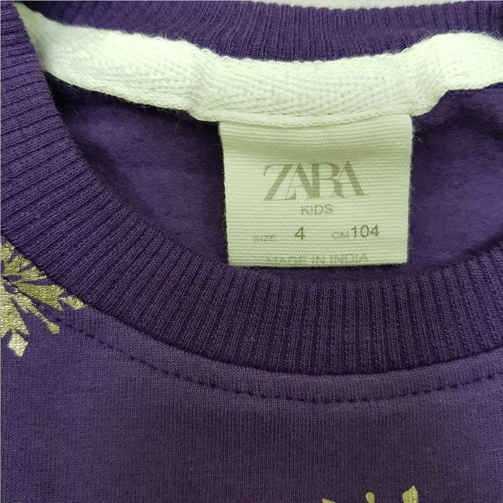 ست توپنبه ای دخترانه 34329 سایز 1 تا 8 سال مارک ZARA