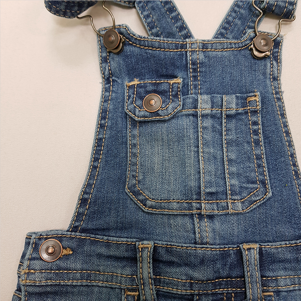 پیشبندار جینز دخترانه 34518 سایز 12 ماه تا 5 سال مارک WonderNation