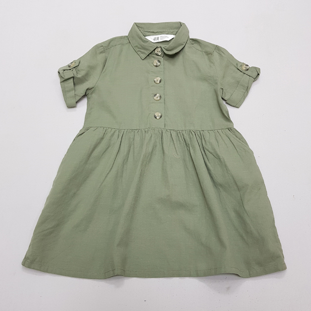 سارافون دخترانه 34538 سایز 1.5 تا 10 سال کد 2 مارک H&M