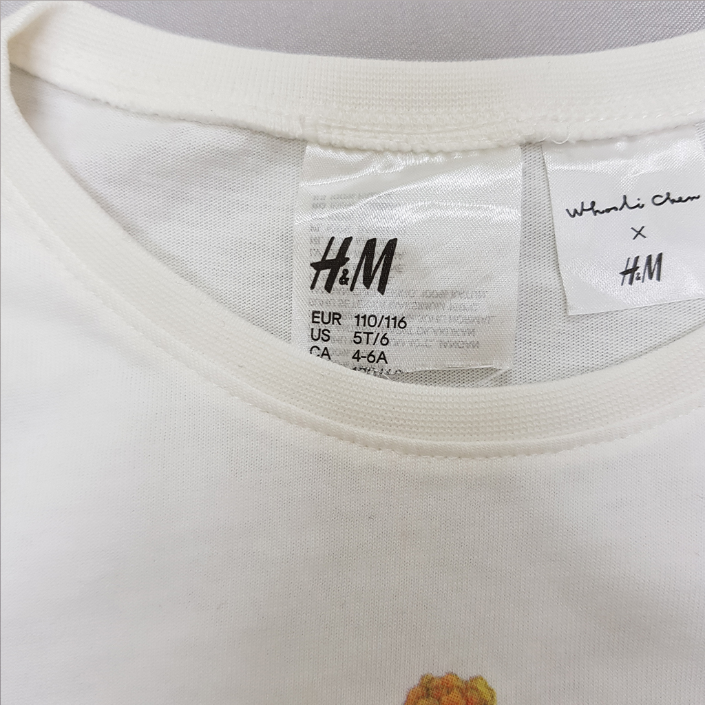بلوز دخترانه 34590 سایز 3 تا 10 سال کد 7 مارک H&M