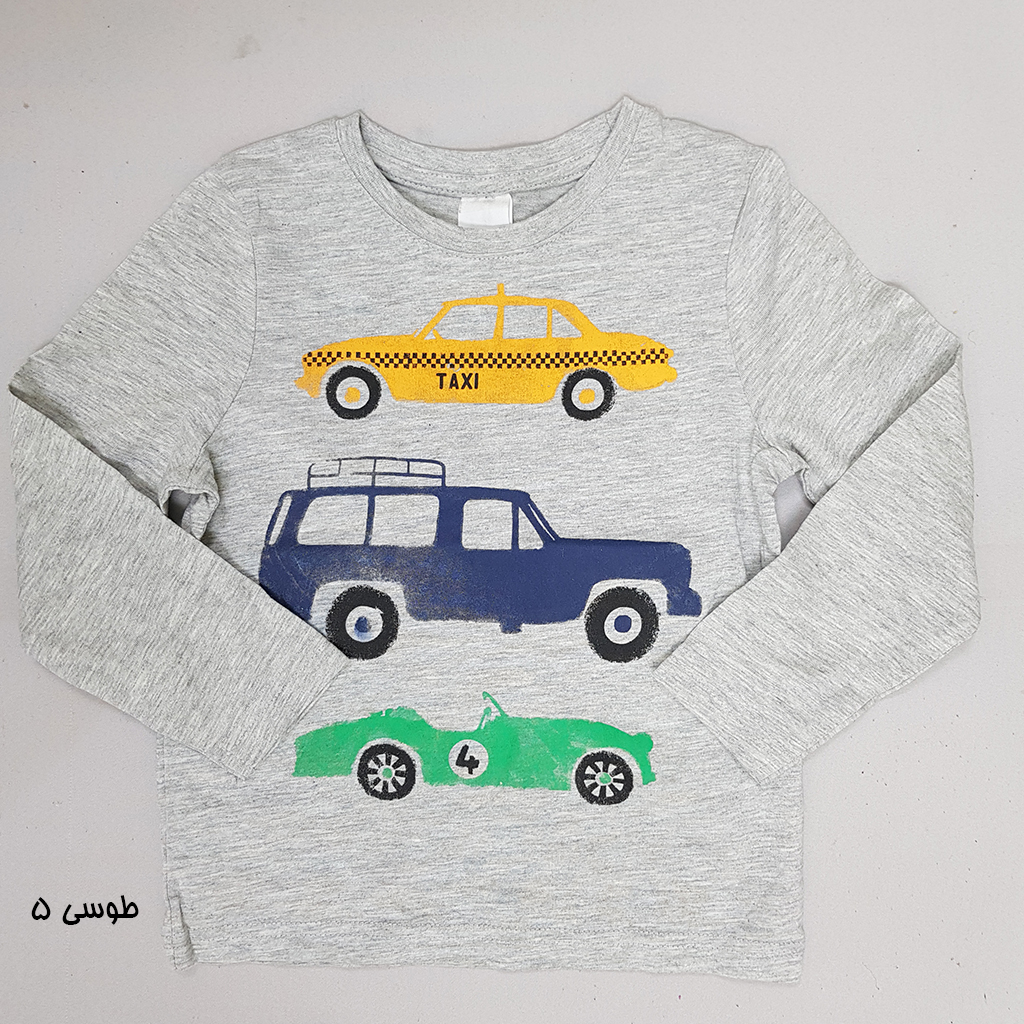 بلوز پسرانه 34608 سایز 2 تا 10 سال کد 3 مارک Palomino   *