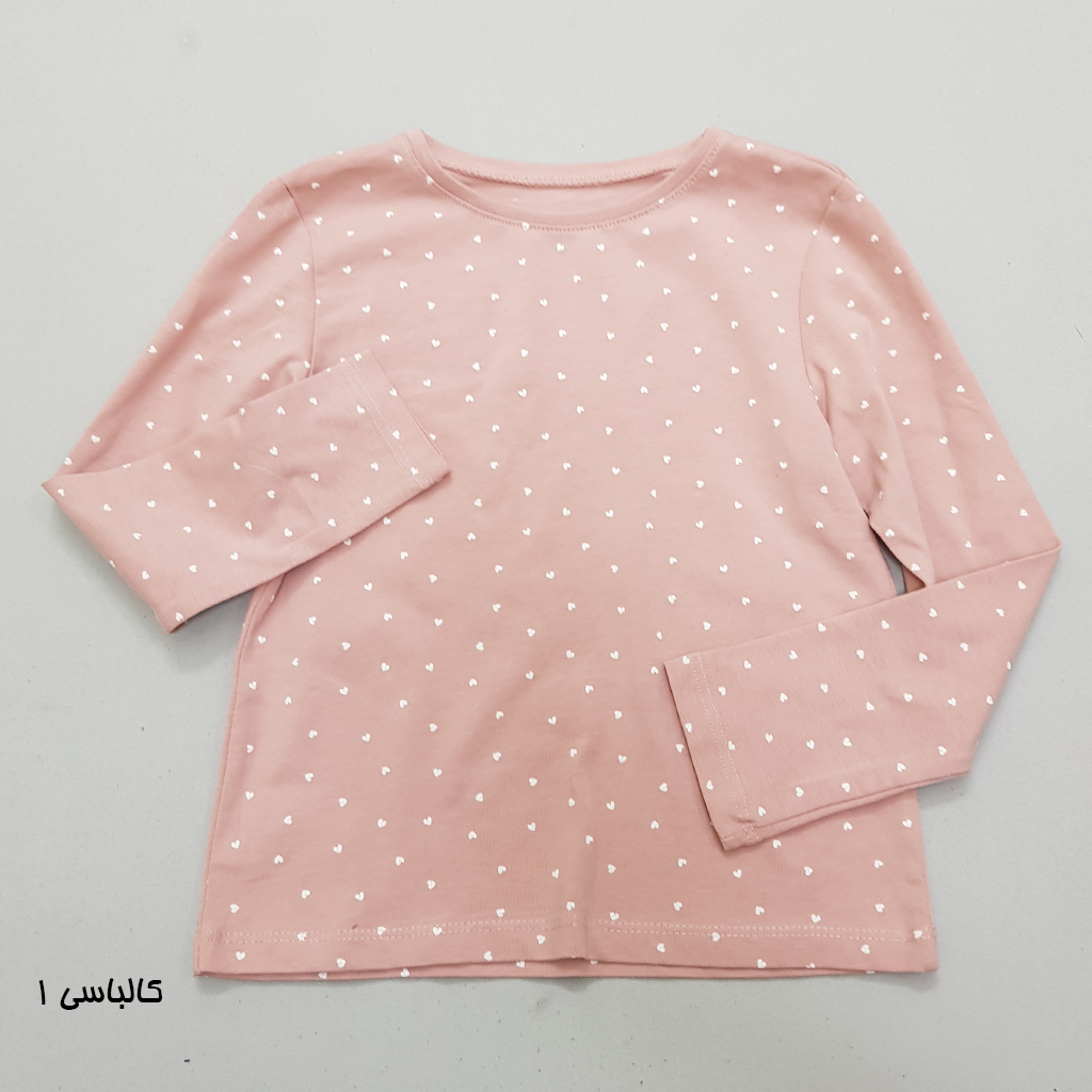 بلوز دخترانه 34673 سایز 1.5 تا 10 سال کد 3 مارک H&M