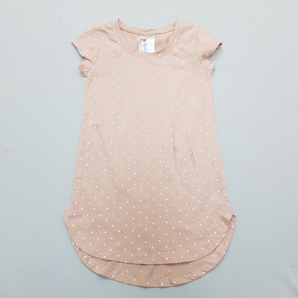 بلوز بلند دخترانه 34848 سایز 1.5 تا 12 سال مارک H&M