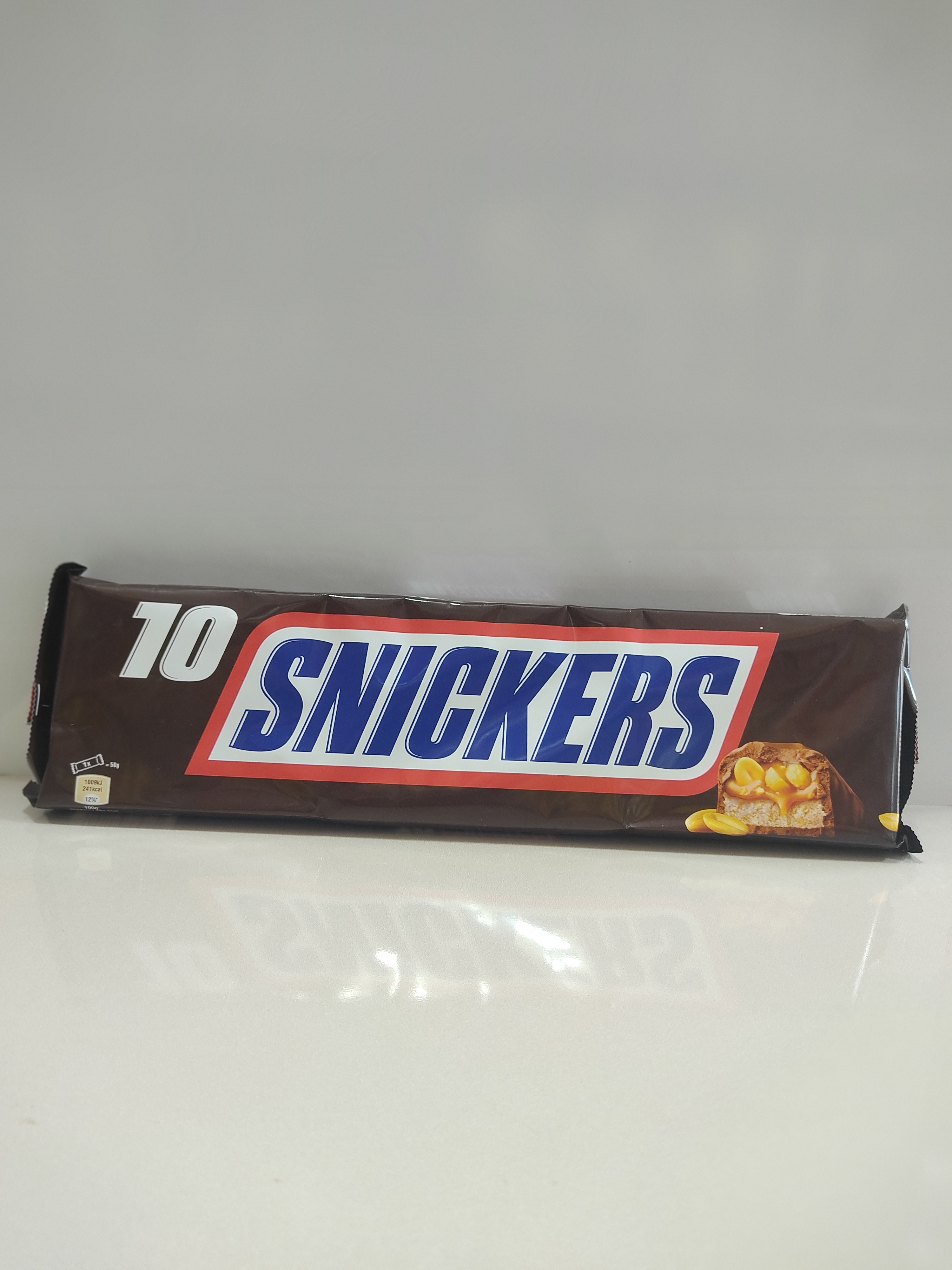 شکلات اسنیکرز بسته 10 عددی800710 SNIKERS