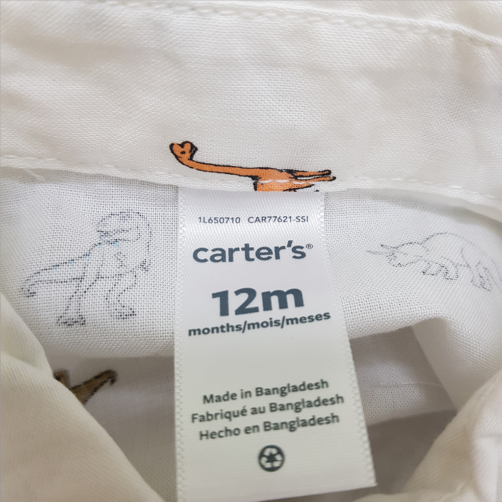 پیراهن پسرانه 35109 سایز 6 ماه تا 5 سال مارک Carters
